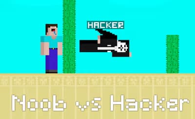 Noob vs Hacker logo