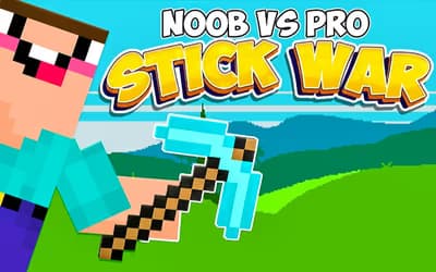 Noob vs Pro Stick War logo