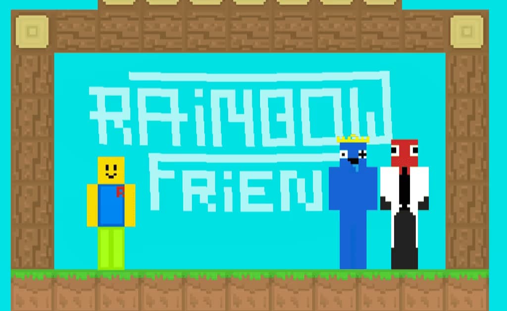 Noob vs Rainbow Friends logo