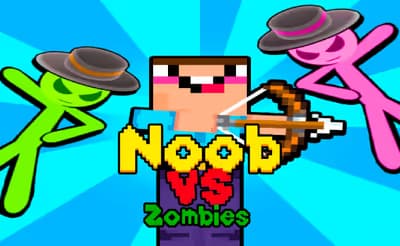Noob vs Stickman Zombies logo