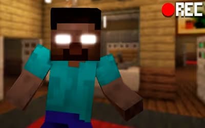 Nubik and 5 nights with Herobrine logo