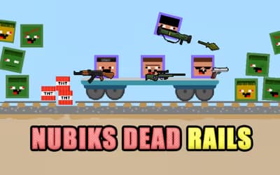 Nubiks Dead Rails logo
