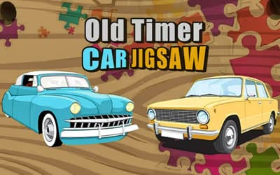 Old Timer Car Jigsaw logo