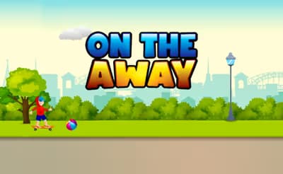 On the Away-Flippy Adventure Epic Skater logo