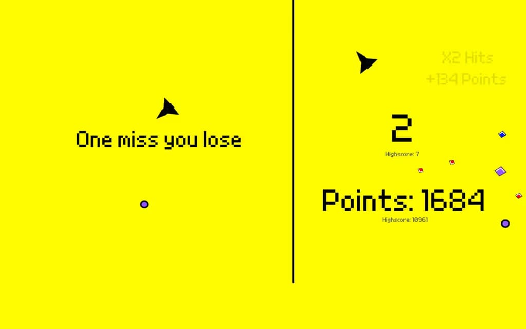 One Miss and You Lose logo