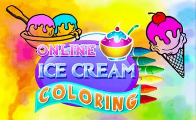 Online Ice Cream Coloring logo