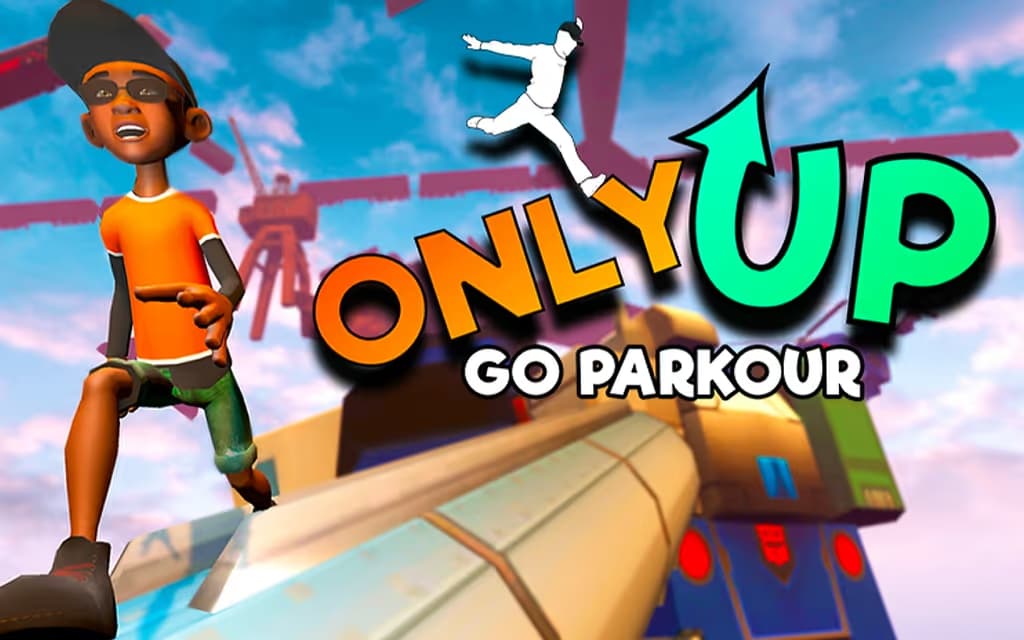 Only UP GO Parkour logo