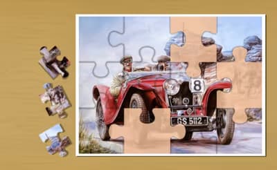 Painting Vintage Cars Jigsaw Puzzle 2 logo