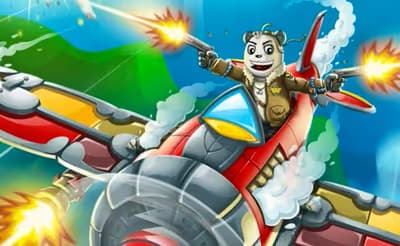 Panda Commander Air Combat logo