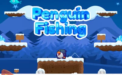 Penguin Fishing logo