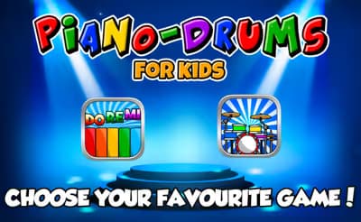 Piano and Drum for Kids logo