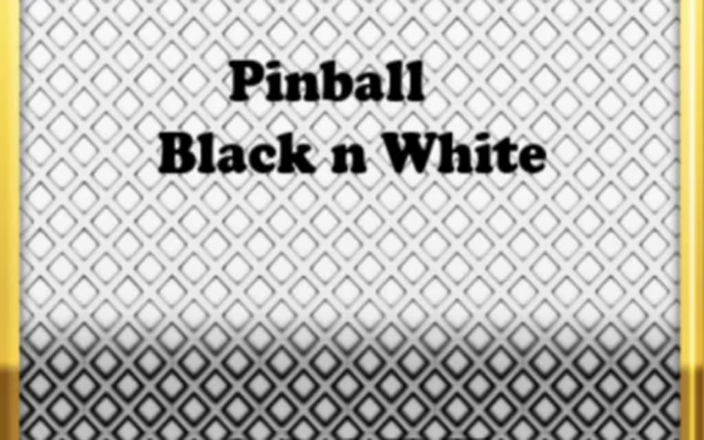 Pinball - Black N White logo