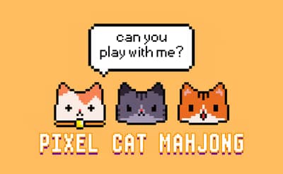 Pixel Cat Mahjong logo
