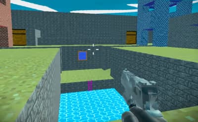 Pixel Combat Fortress logo