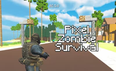 Pixel Zombie Survival logo