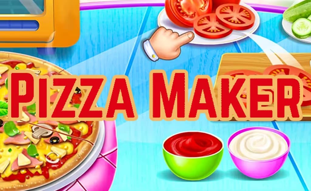 Pizza Maker food Cooking Games logo