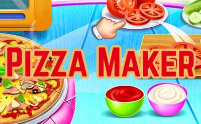 Pizza Maker food Cooking Games logo
