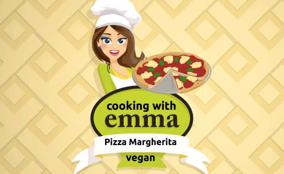 Pizza Margherita - Cooking with Emma logo