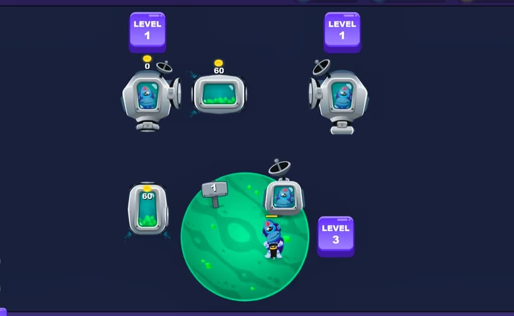 Planet Miner FRVR logo