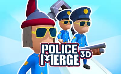 Police Merge 3D logo