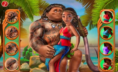 Polynesian Princess Falling in Love logo