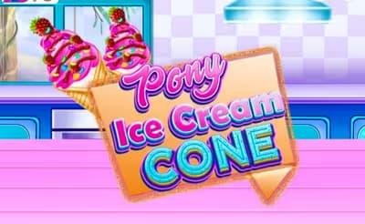 Pony Ice Cream Cone logo