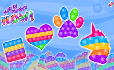 Pop It Fidget Now logo
