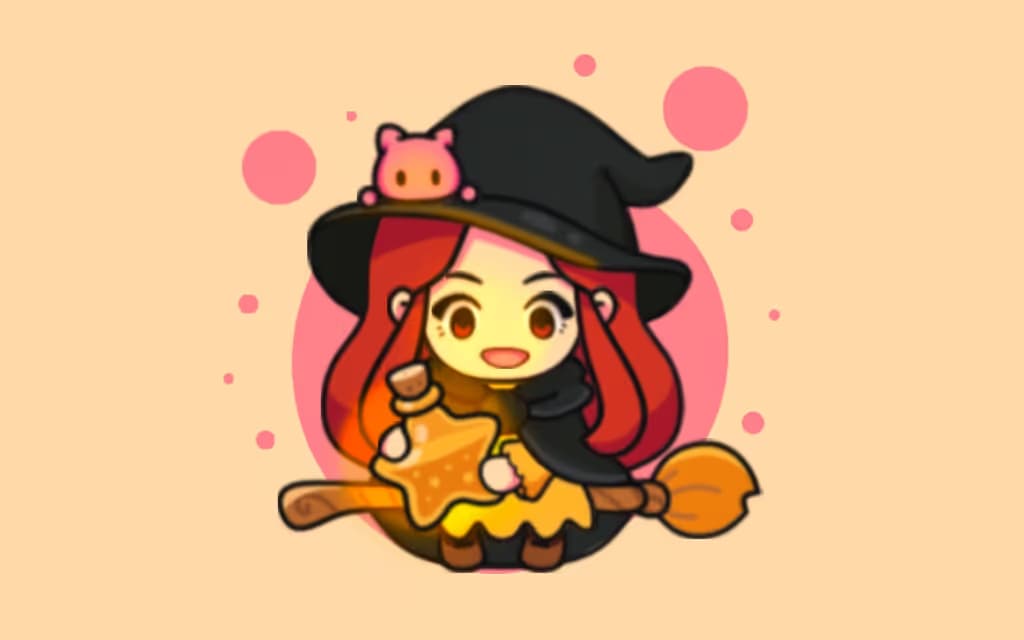Potion Merge Witch logo