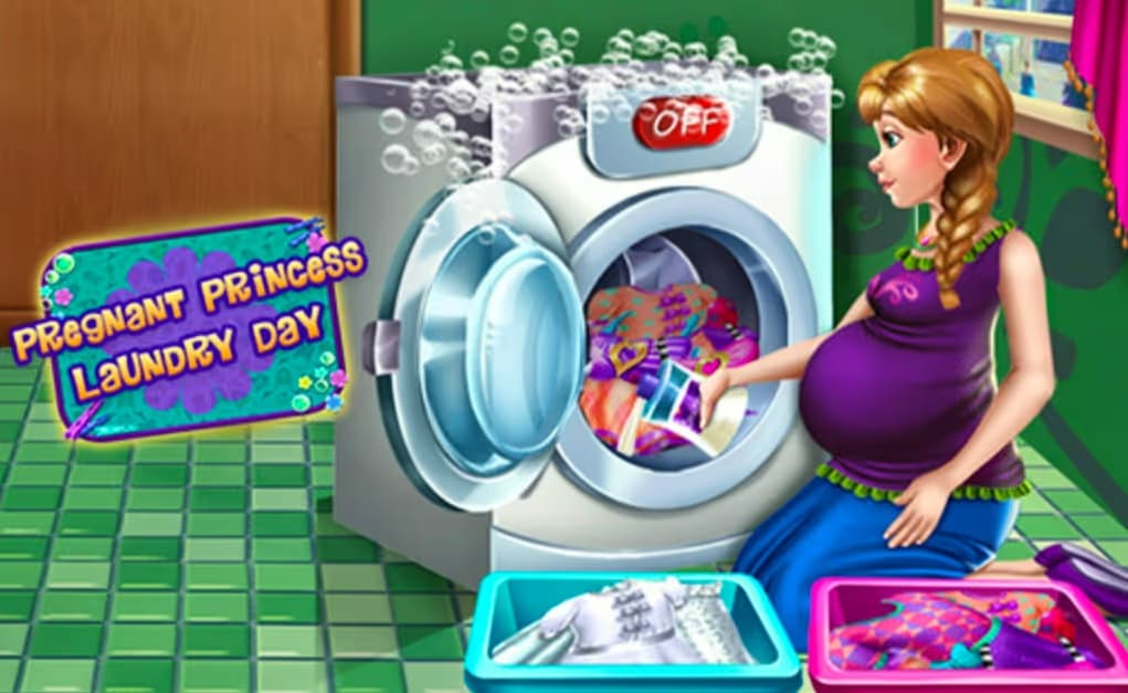 Pregnant Princess Laundry Day logo