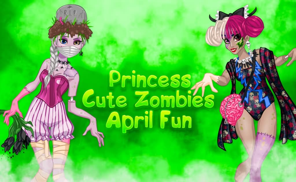 Princess Cute Zombies April Fun logo