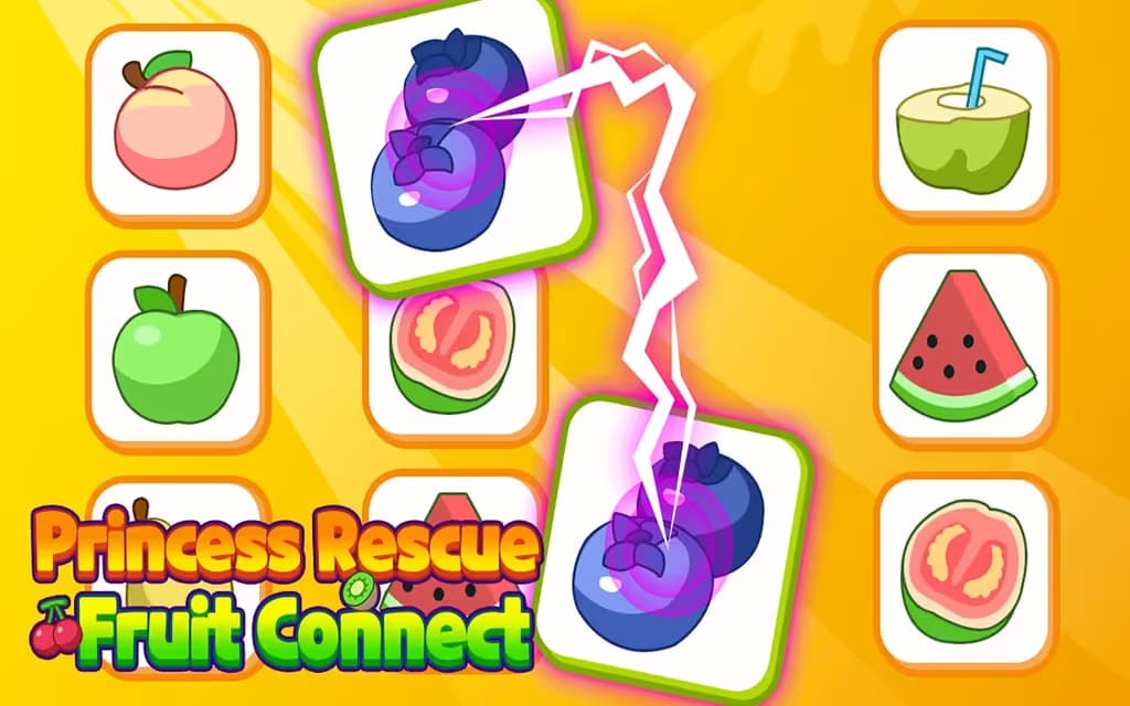 Princess Rescue Fruit Connect logo