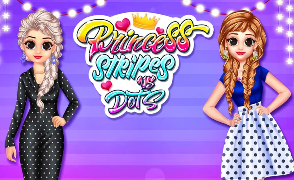 Princess Stripes Vs Dots logo