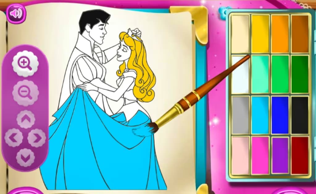 Princesses Coloring Book logo