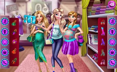 Princesses Pregnant Selfie logo