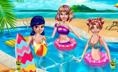 Princesses Summer Vacation logo