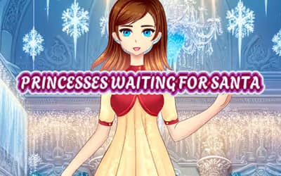 Princesses Waiting For Santa logo