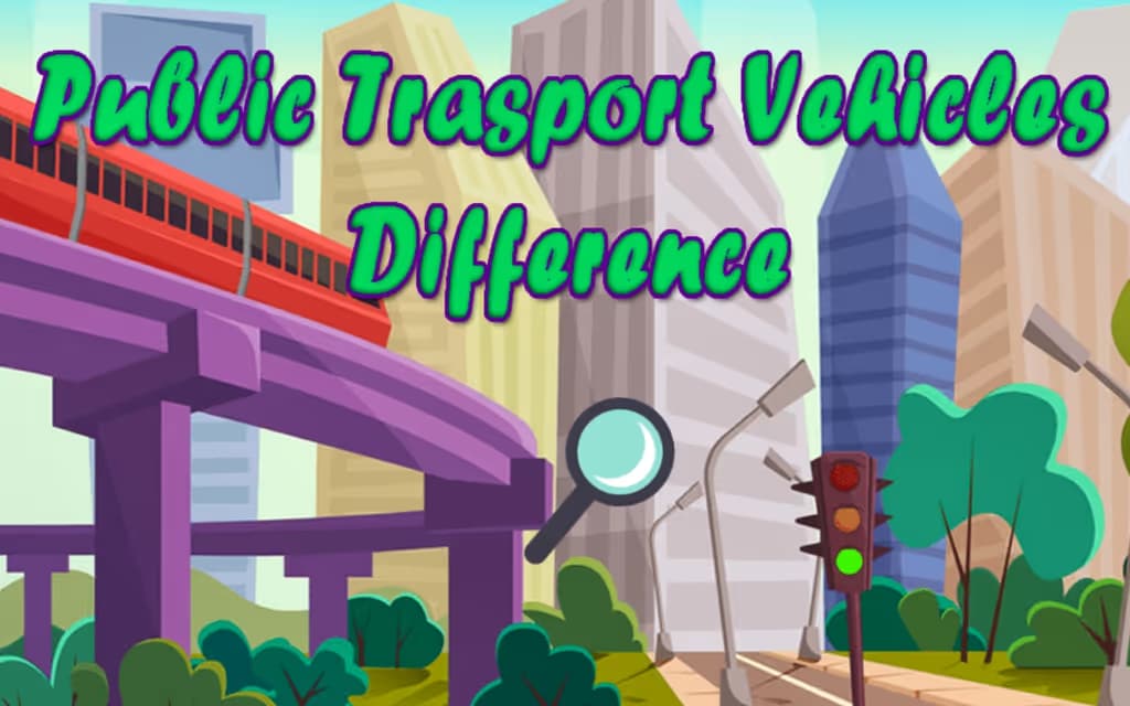 Public Transport Vehicles Difference logo