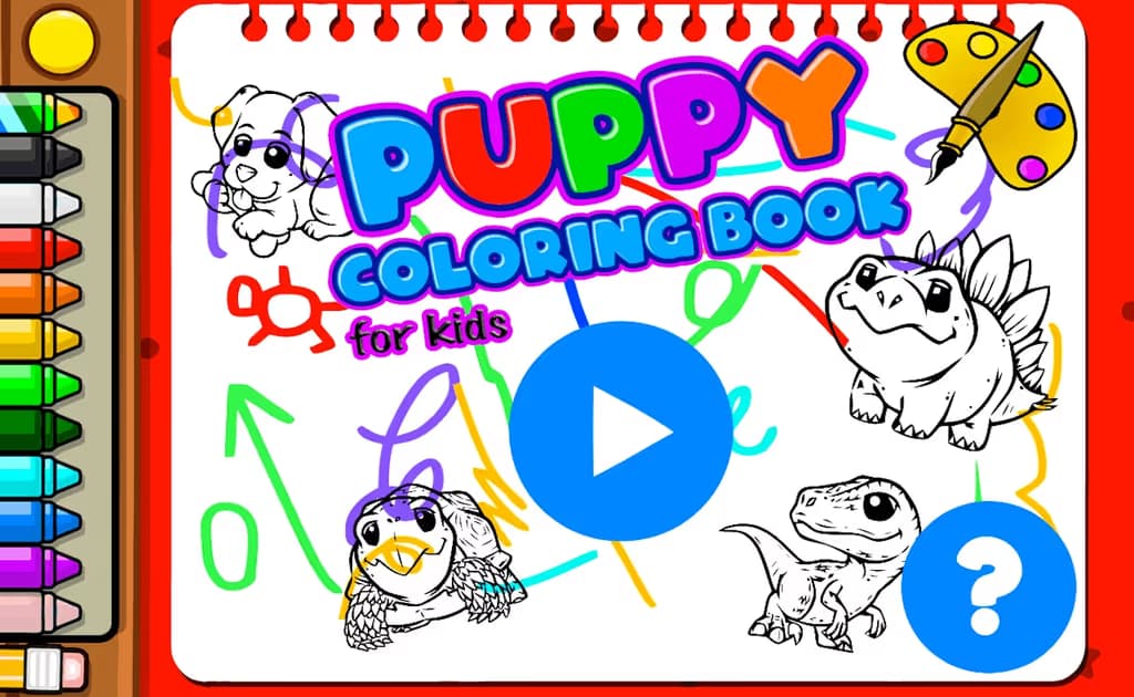 Puppy Coloring Book logo