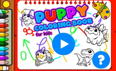 Puppy Coloring Book logo