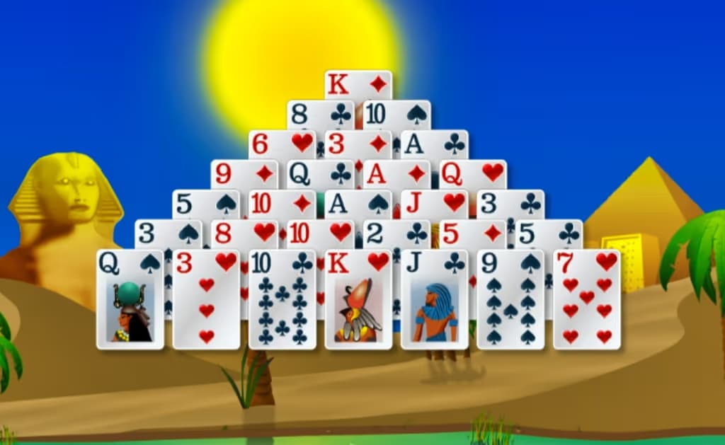Pyramid Solitaire Ancient Egypt logo
