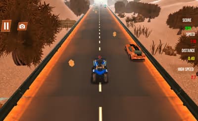 Quad ATV Traffic Racer logo
