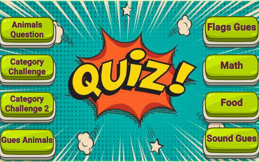 Quiz Trivia Guess The Animal Music Flags logo