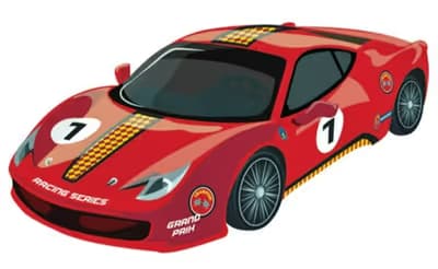 Racing Cars Coloring logo