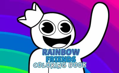 Rainbow Friends Coloring Book logo