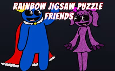 Rainbow Jigsaw Puzzle Friends logo