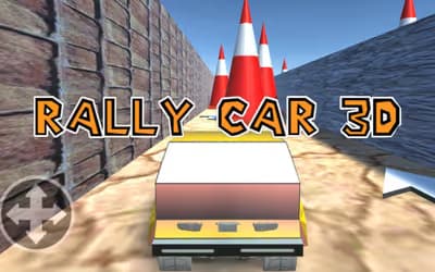 Rally Car 3D logo