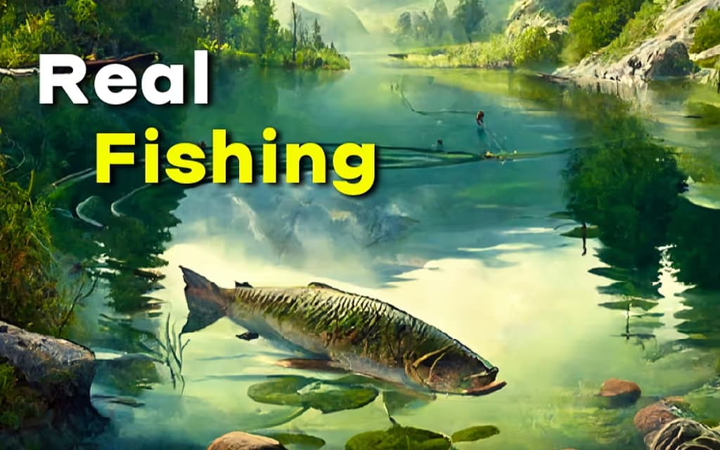Real Fishing logo