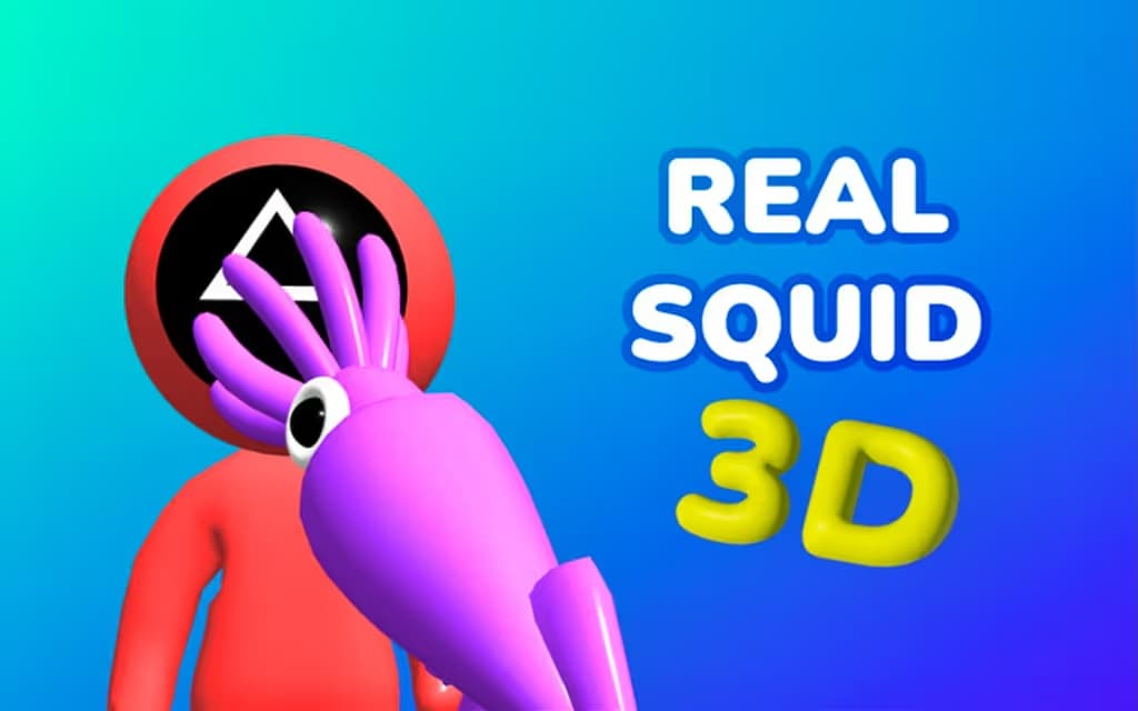 Real Squid 3D logo