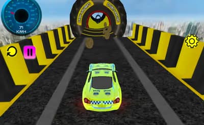 Real Taxi Car Stunts 3D Game logo