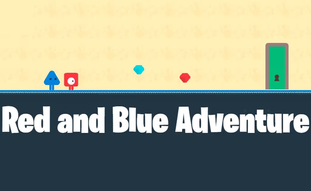 Red and Blue Adventure logo